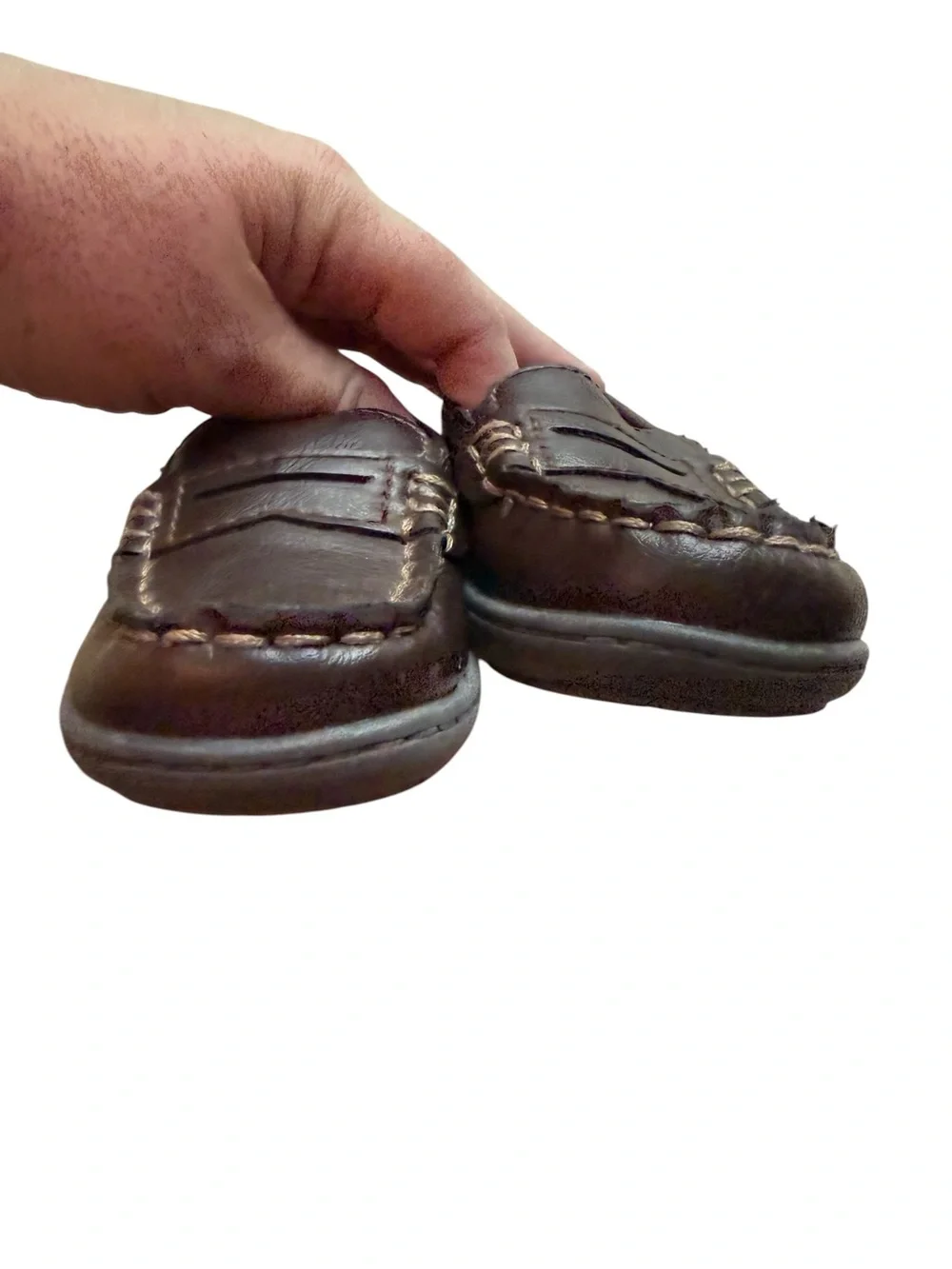 Freeman Boys Brown Dress Loafers size 6 toddler